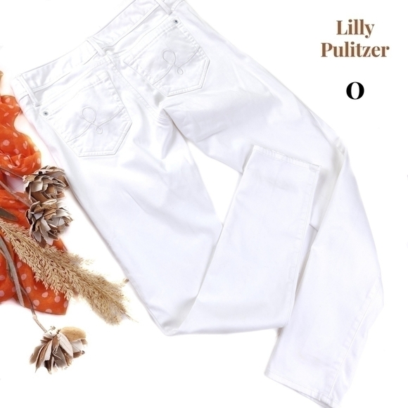 Lilly Pulitzer Denim - Lilly Pulitzer White Worth Skinny Jeans Sz 0